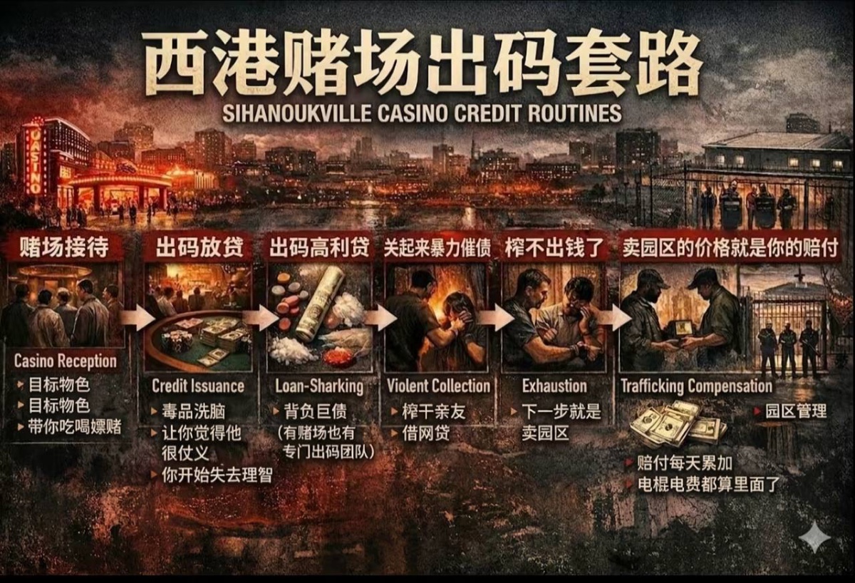 赌场“出码”套路,其实是一条流水线(1) 赌场“出码”套路,其实是一条流水线(1)