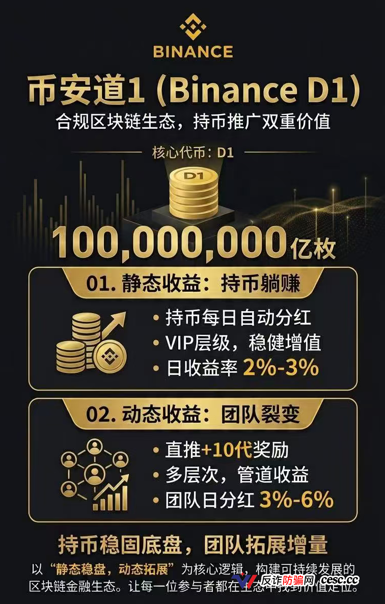 卸载币安道1，现在｜资金盘崩盘倒计时｜别等提现失败才后悔