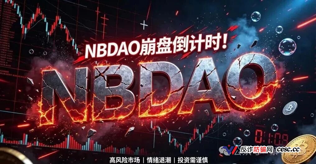 警告：NBDAO虚拟币资金盘崩盘在即，底池腰斩套现离场在即